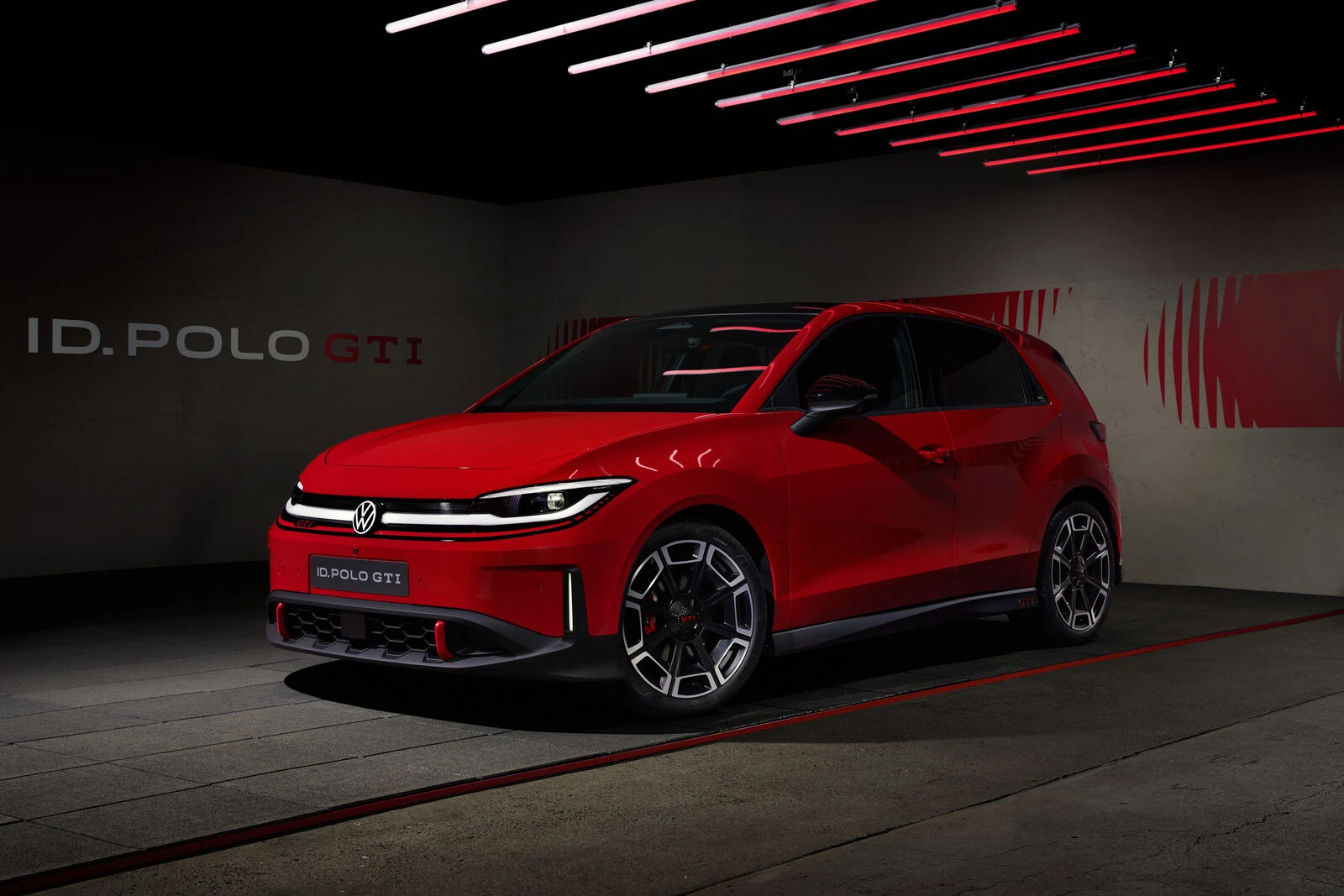 Volkswagen ID. Polo GTI v rdeči barvi