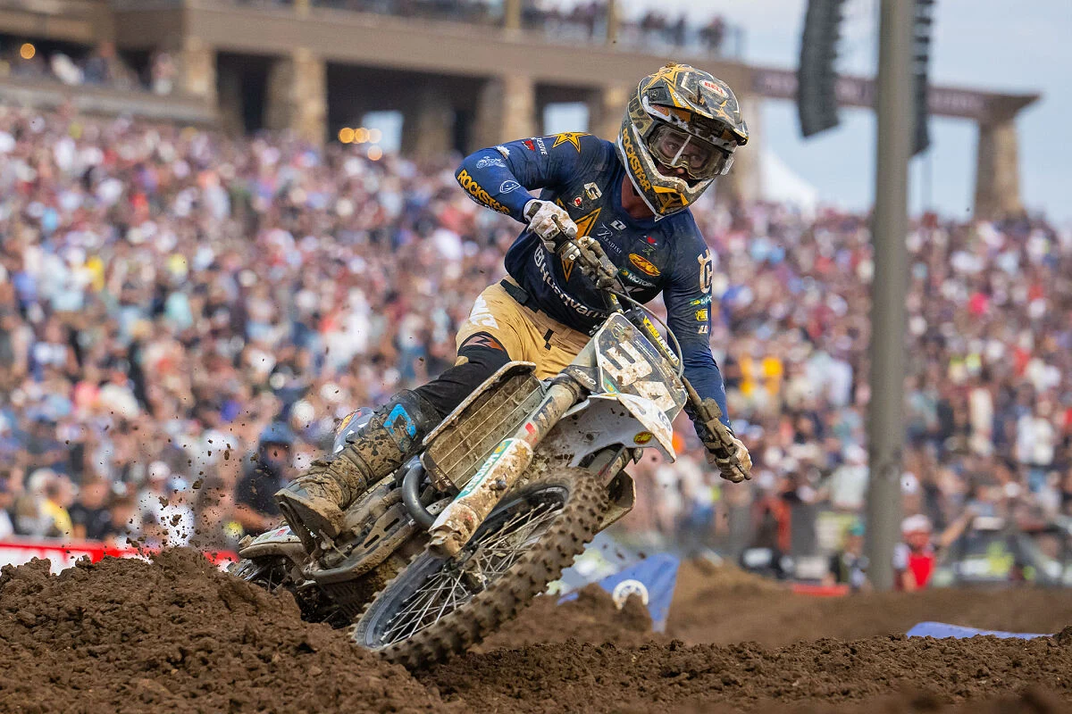 Ryder DiFrancesco na pravem FC 250 Factory Edition med tekmovalnim nastopom